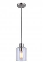 Canarm IPL531A01BN - Portland 1 Light Pendant, Nickel Finish