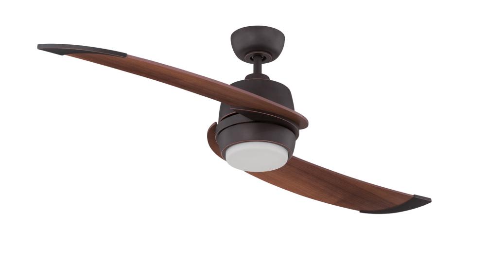 ELLIPSE 52 in. LED 2-blade Barcelona Bronze Ceiling Fan