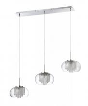 Kendal PF47-3LBR-CH - PICCOLO series 3-Light Chrome Pendant Bar