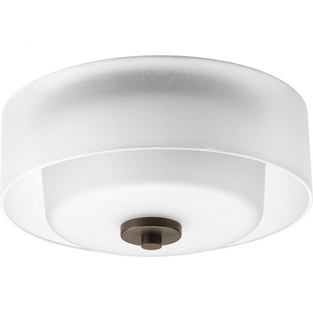 Invite Collection Two-Light 12" Flush Mount