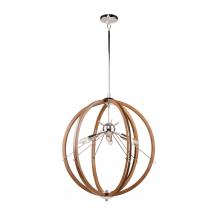 Artcraft AC11556PN - Abbey 6 Light Sphere Pendant