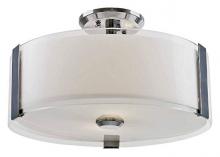 DVI DVP14511SN-SSOP - Zurich Small 3 Light Semi-Flush Mount