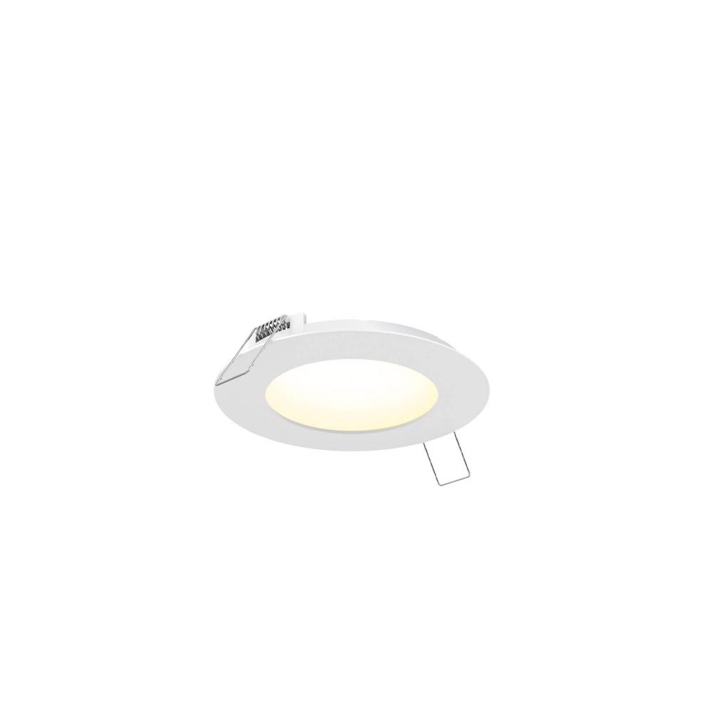 Multi CCT Slim Round Recessed Panel Light - universal 120V-347V, 0-10V dimming