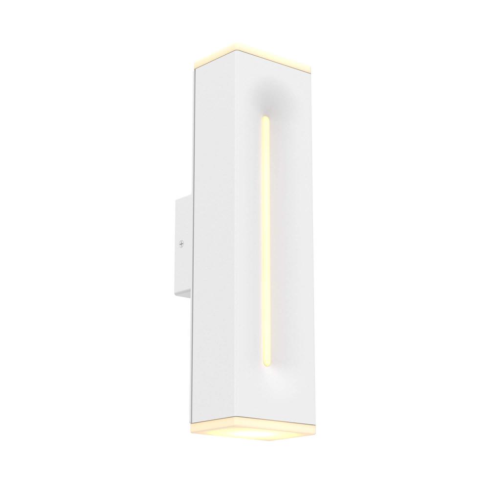 16 Inch Rectangular CCT Dual Light Wall Sconce