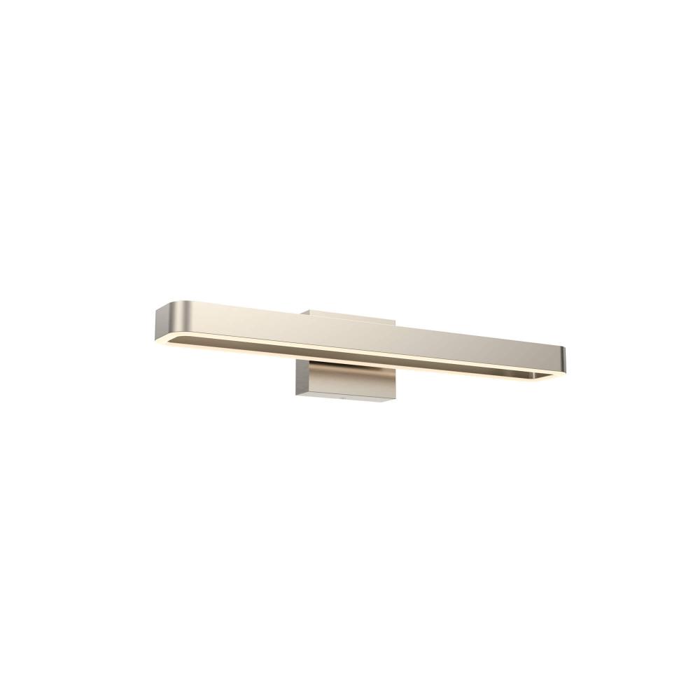 Rectangular swivel vanity wall sconce 24'' Satin Nickel