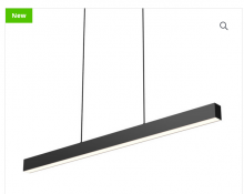 Dals LNPD48-CC-BK - Pendant linear 4' 5CCT 120V, Triac dimming