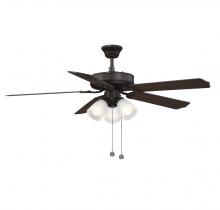 Savoy House Meridian M2021ORBRV - 52" 3-Light Ceiling Fan in Oil Rubbed Bronze