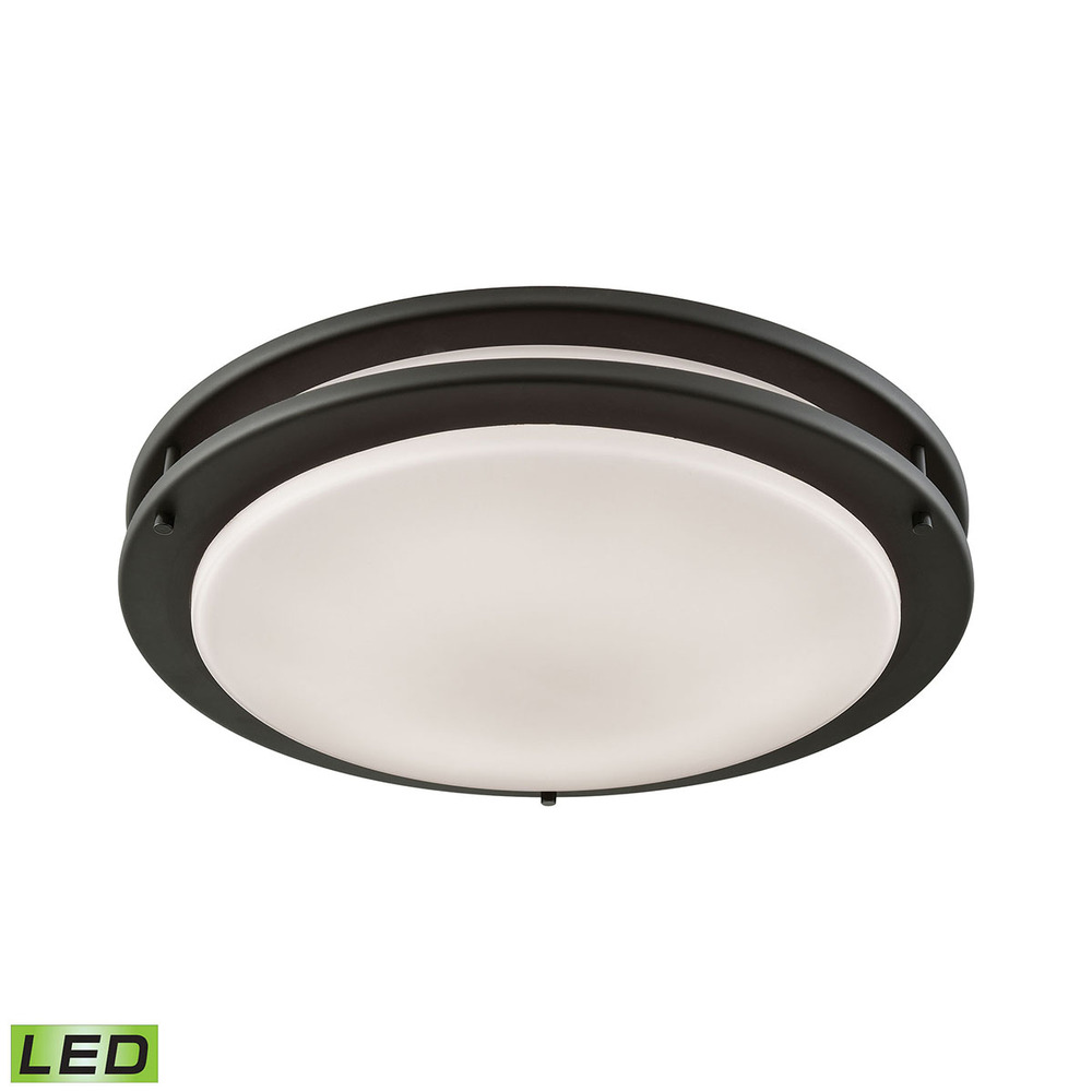 Thomas - Clarion 15'' Wide 1-Light Flush Mount - Oil Rubbed Bronze