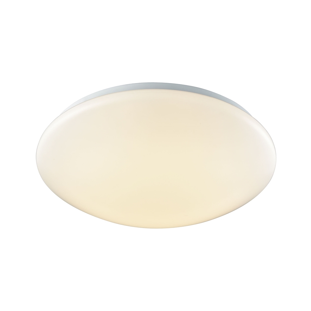 Thomas - Kalona 15'' Wide 1-Light Flush Mount - White