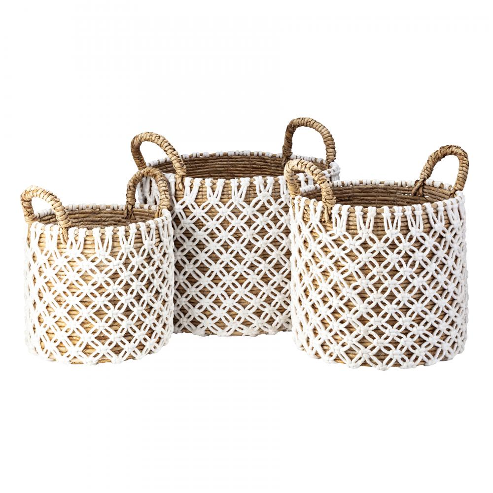 Bradley Banana Leaf Basket - Set of 3