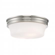 ELK Home 5912-PN-MO - Galen 14'' Wide 3-Light Flush Mount - Polished Nickel