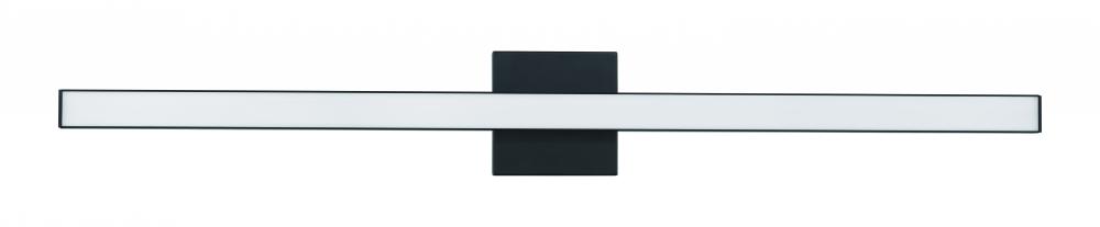 Trim 1 Light 36" LED Vanity in Flat Black