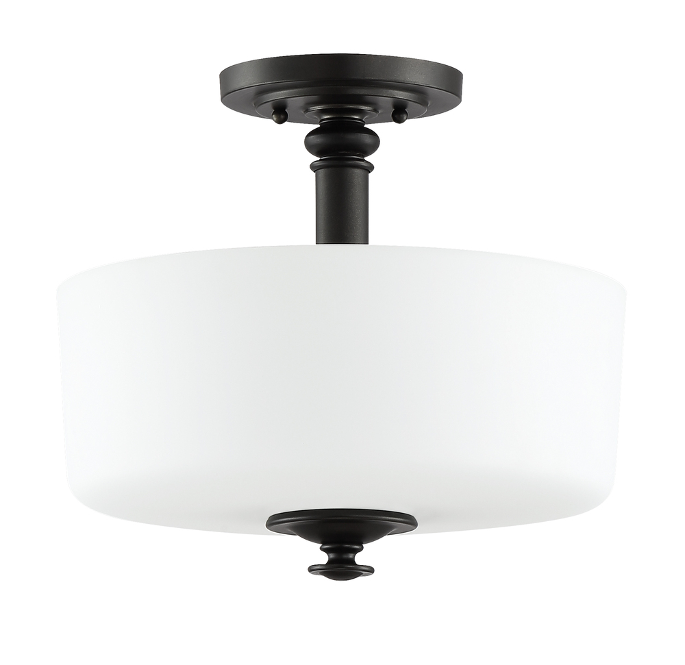 Dardryn 3 Light Convertible Semi Flush in Espresso