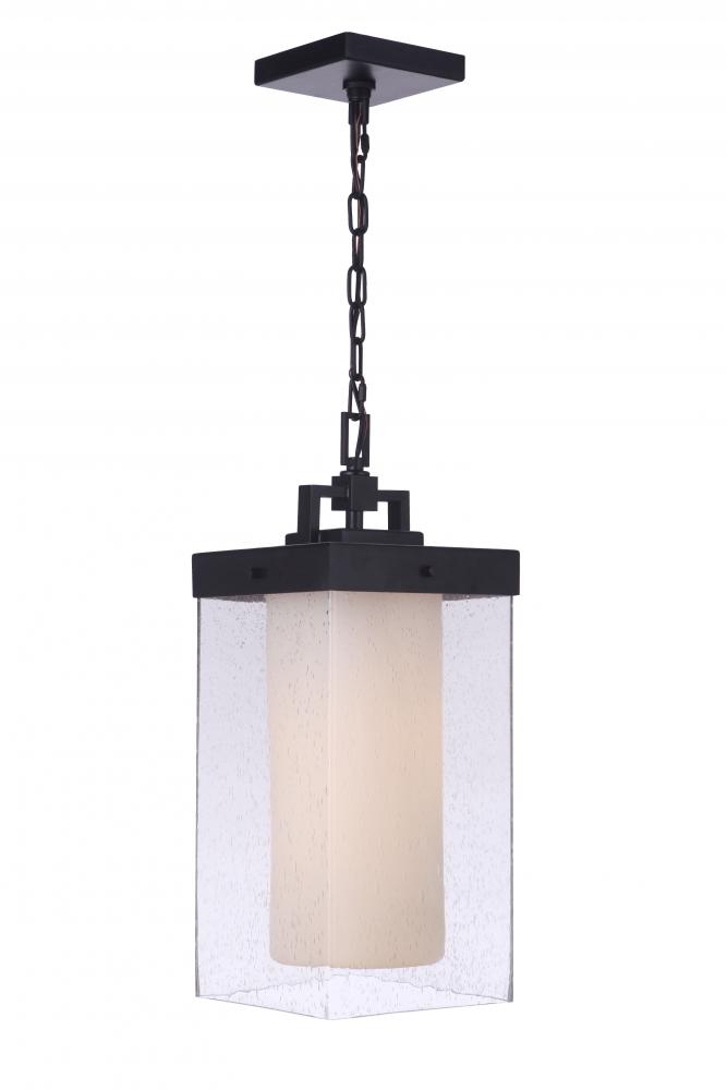 Hayner 1 Light Outdoor Pendant in Midnight