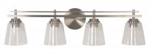 Craftmade 19633BNK4 - Drake 4 Light Vanity in Brushed Polished Nickel