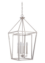 Craftmade 45835-PLN - Hudson 4 Light Large Foyer in Polished Nickel