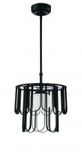 Craftmade 54993-FB - Melody 1 Light Pendant in Flat Black