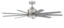 Craftmade CHP60BNK9 - 60" Champion  in Brushed Polished Nickel w/ Brushed Nickel/Flat Black Blades