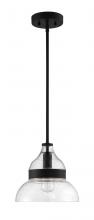 Craftmade P960FB1 - Smyth 1 Light Mini Pendant in Flat Black