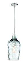 Craftmade P726BNK1 - 9" 1 Light Mini Pendant in Brushed Polished Nickel