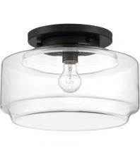 Craftmade X3114-FB - Peri 1 Light 14" Flushmount in Flat Black