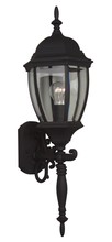 Craftmade Z280-TB - Bent Glass Cast 1 Light Medium Outdoor Wall Lantern in Textured Black