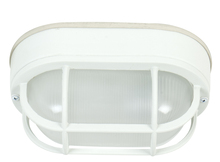 Craftmade Z396-TW - Oval Bulkhead 1 Light Small Flush/Wall Mount in Textured White