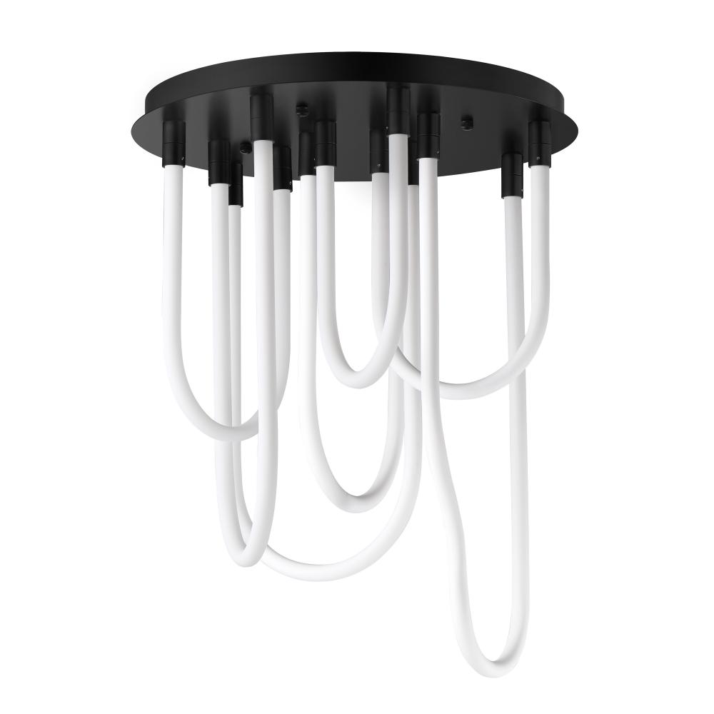 Soleil-Flush Mount Chandelier