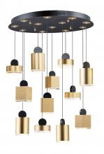 ET2 E20869-75BKGLD - Nob-Multi-Light Pendant